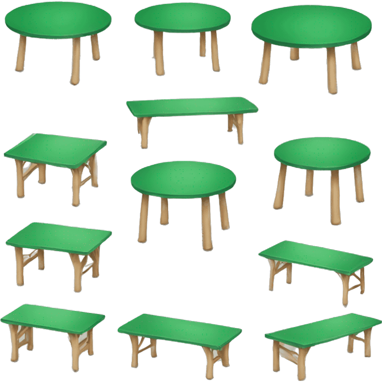 Green table emoji