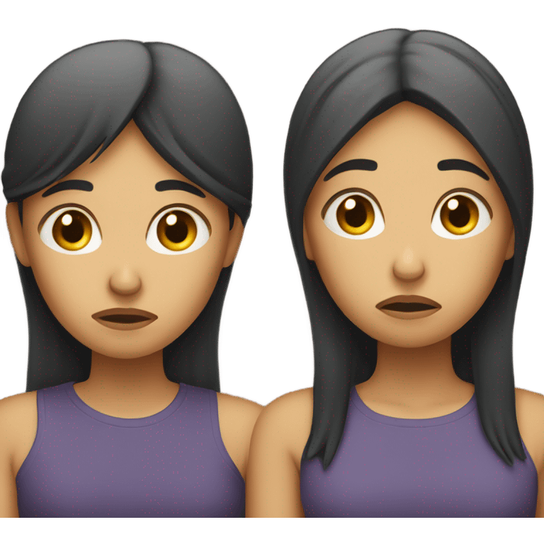 2 women crying  emoji