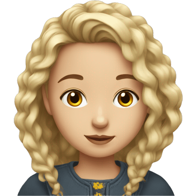 Ukrainian girl content creator emoji