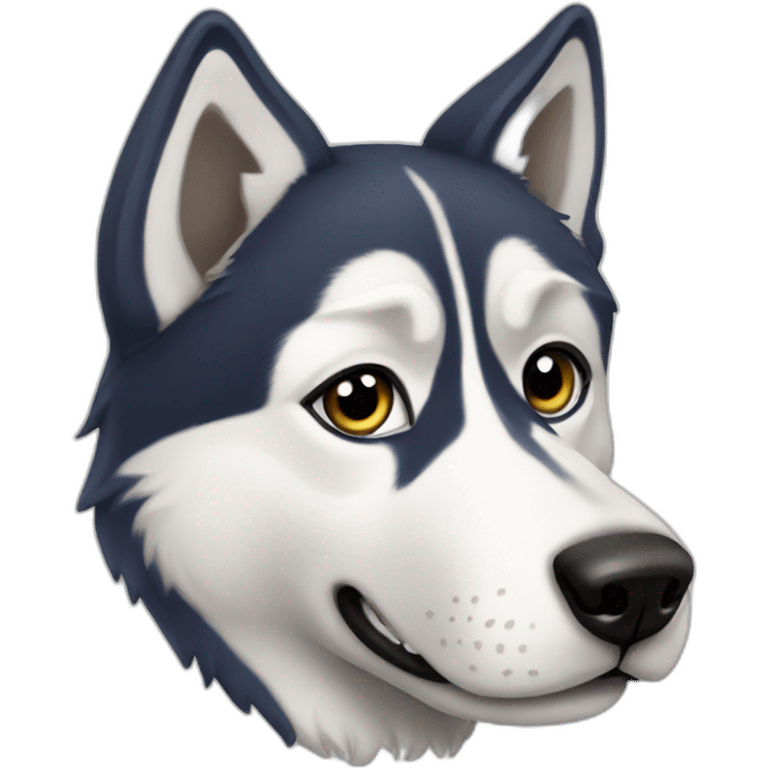 husky blanco emoji