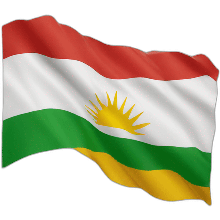 kurdistan flag emoji