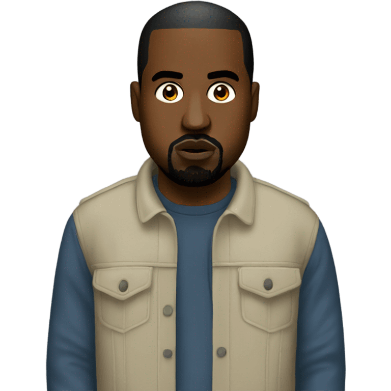 Kanye west with nitrous emoji