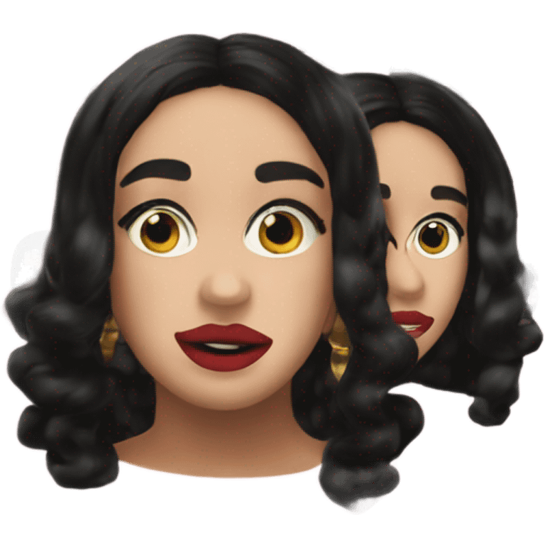 Kali uchis black hair orquídeas album cover emoji