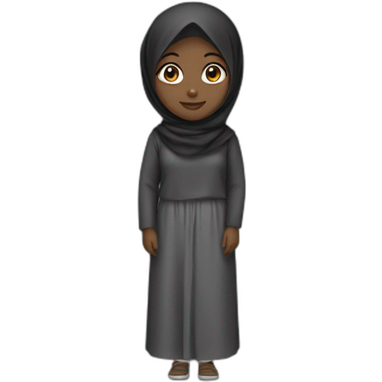 Hijab black girl emoji