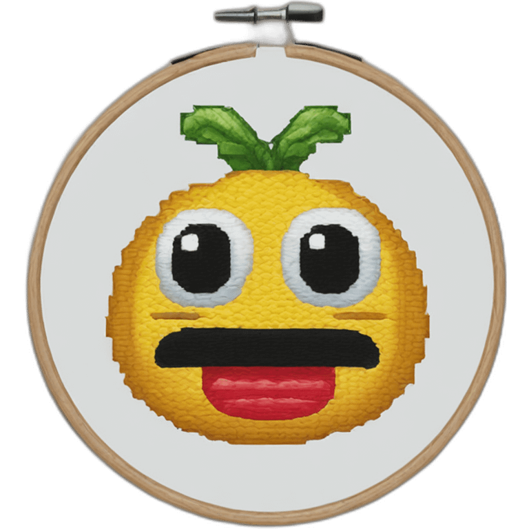 maker cross stitch pattern emoji