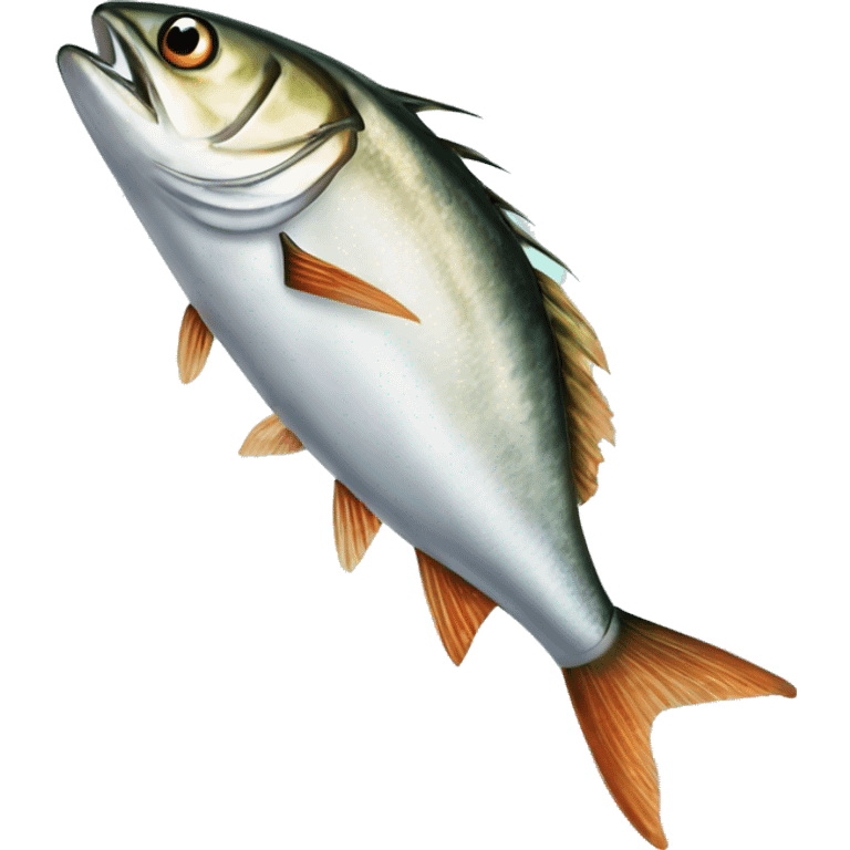 a single mackerel fish emoji