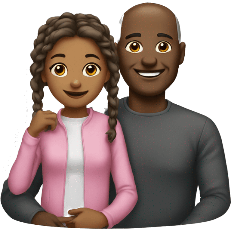 father and daughter seal emoji