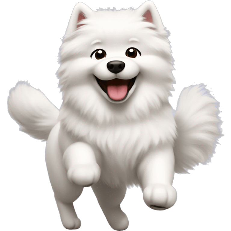 samoyed dancing emoji