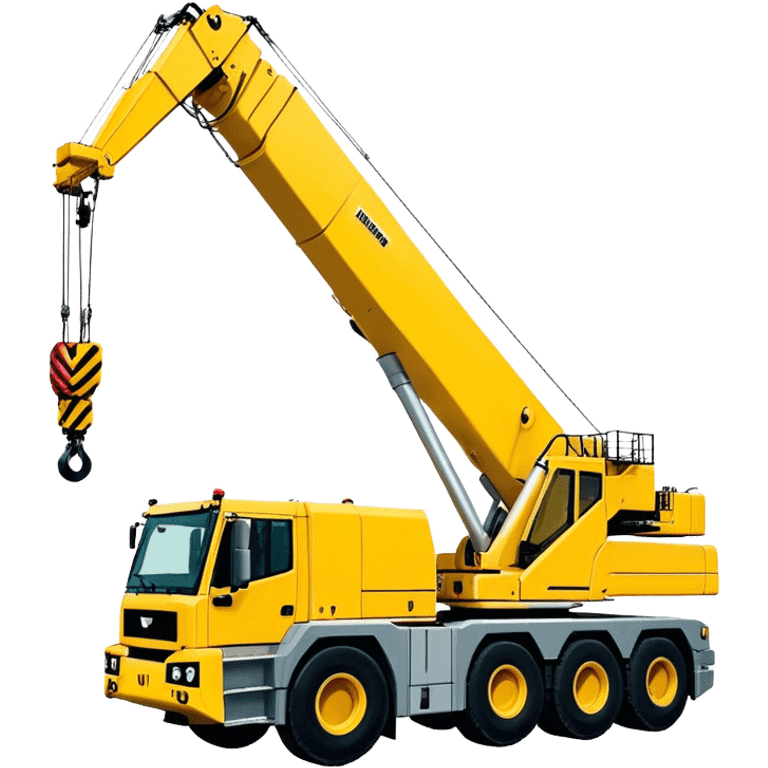 Crane - Liebherr LTM 1200-5.1 (Model Year: 2022) (Iconic colour: Yellow) emoji