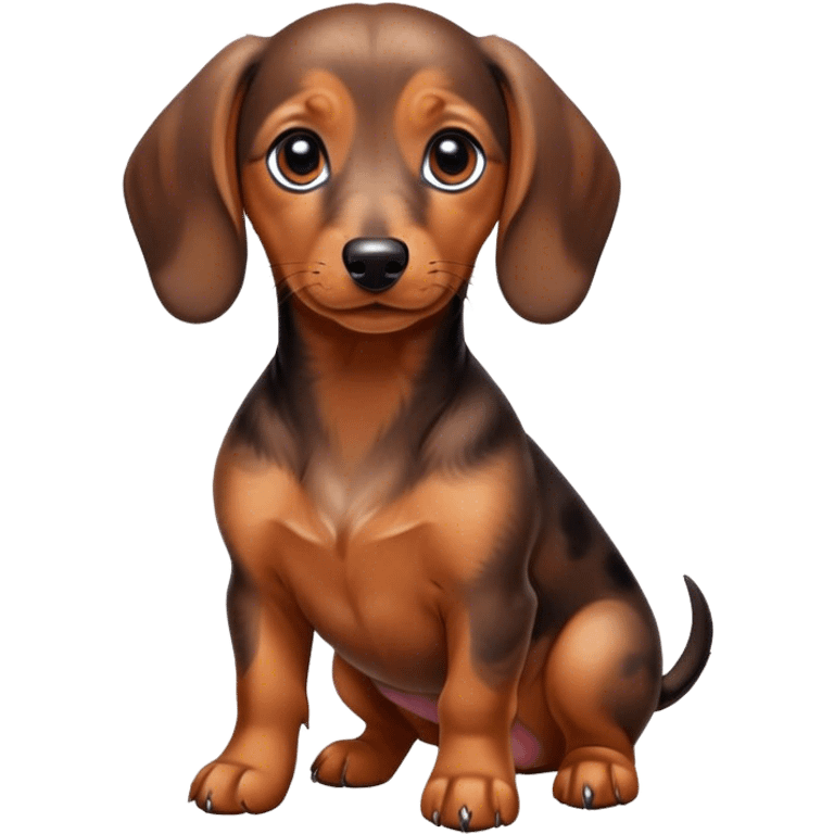 Dachshund puppy emoji