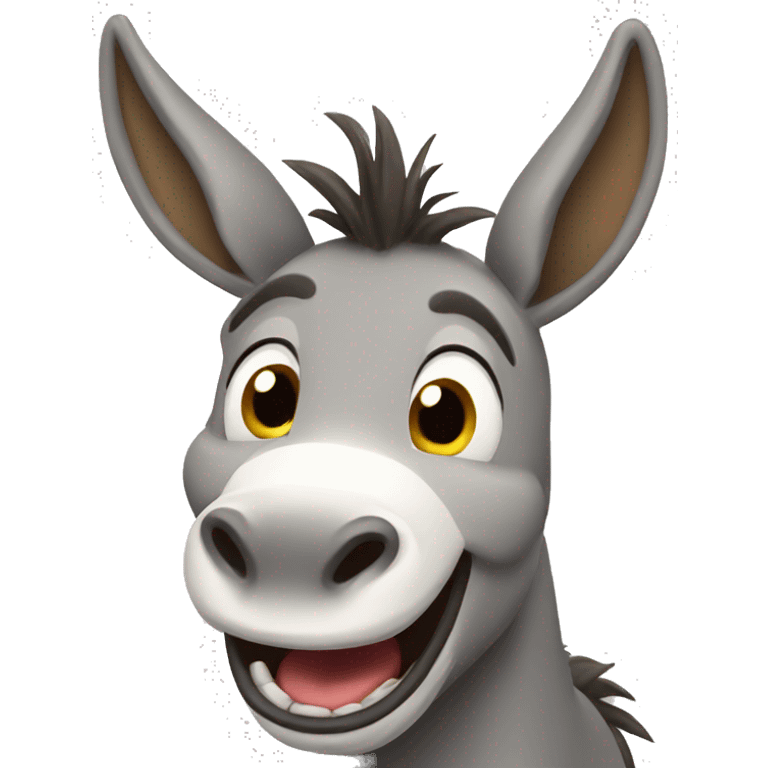 laughing donkey emoji