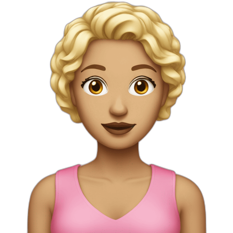 Jenni de blanco pink  emoji