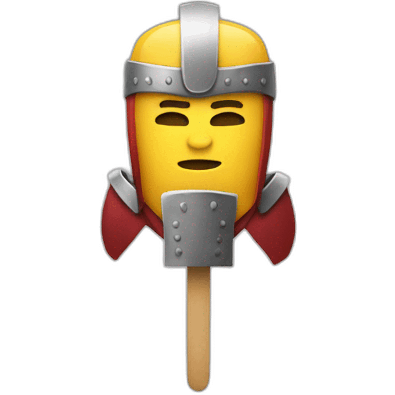 an popcicle who is a warrior emoji