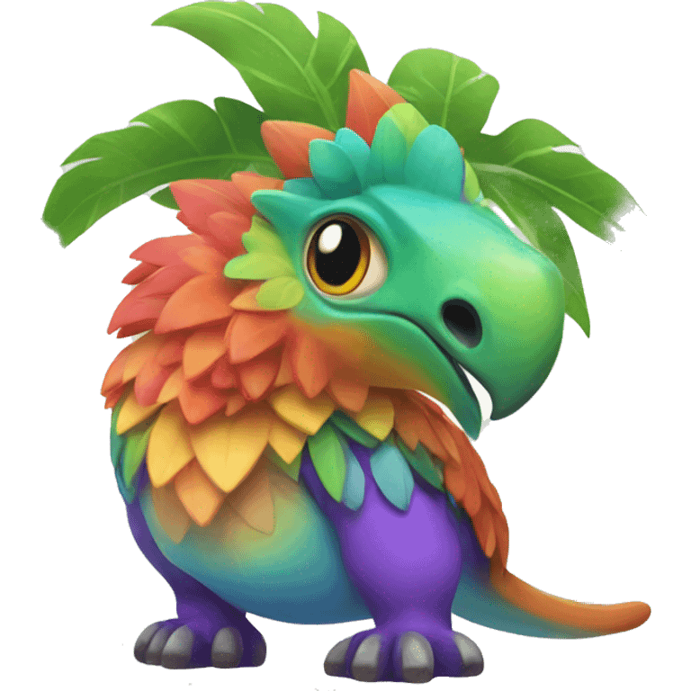 Colorful tropical Pokémon fantasy animal creature  emoji