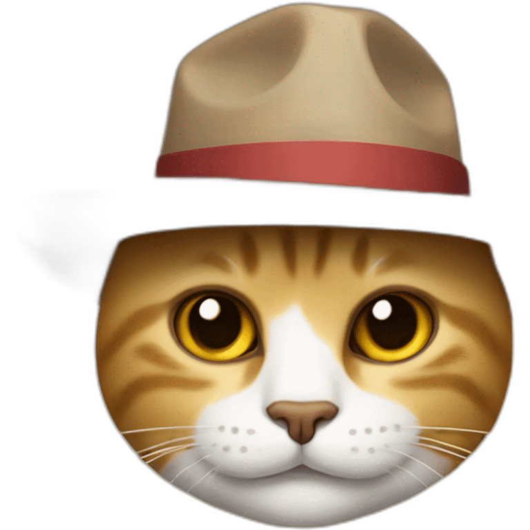 gato con sombrero emoji