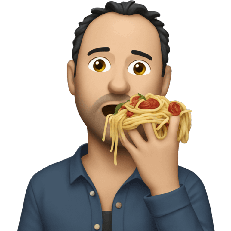 Dave Matthews eating spaghetti  emoji