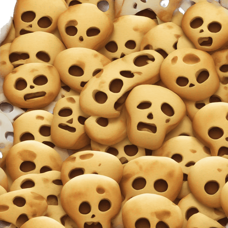 mexican bread of the dead  emoji