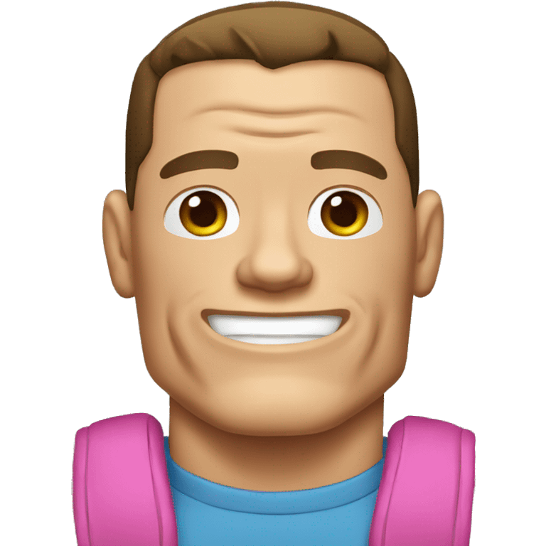 john cena wearing tee emoji