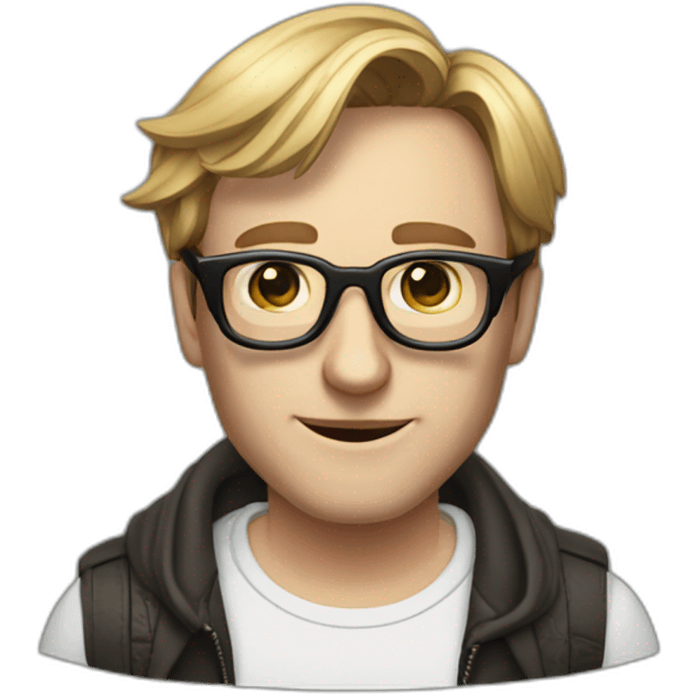 Fashion Linus Torvald with sunglasses emoji