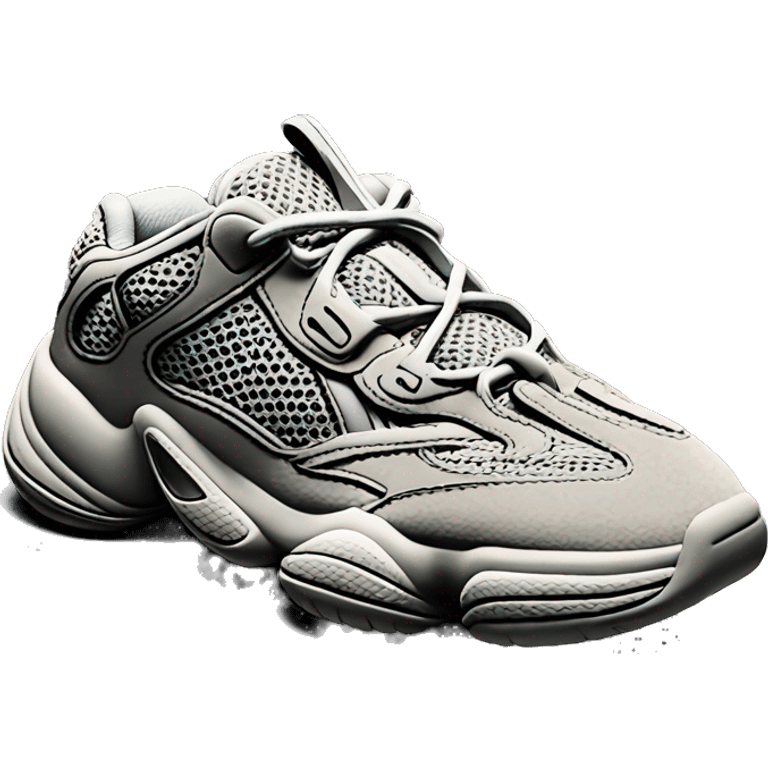 yeezy 500 granite emoji