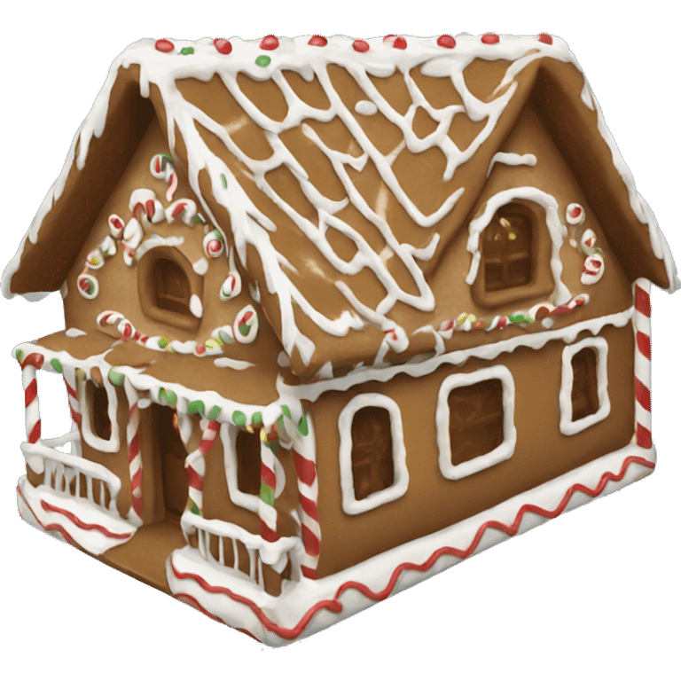 gingerbread house emoji