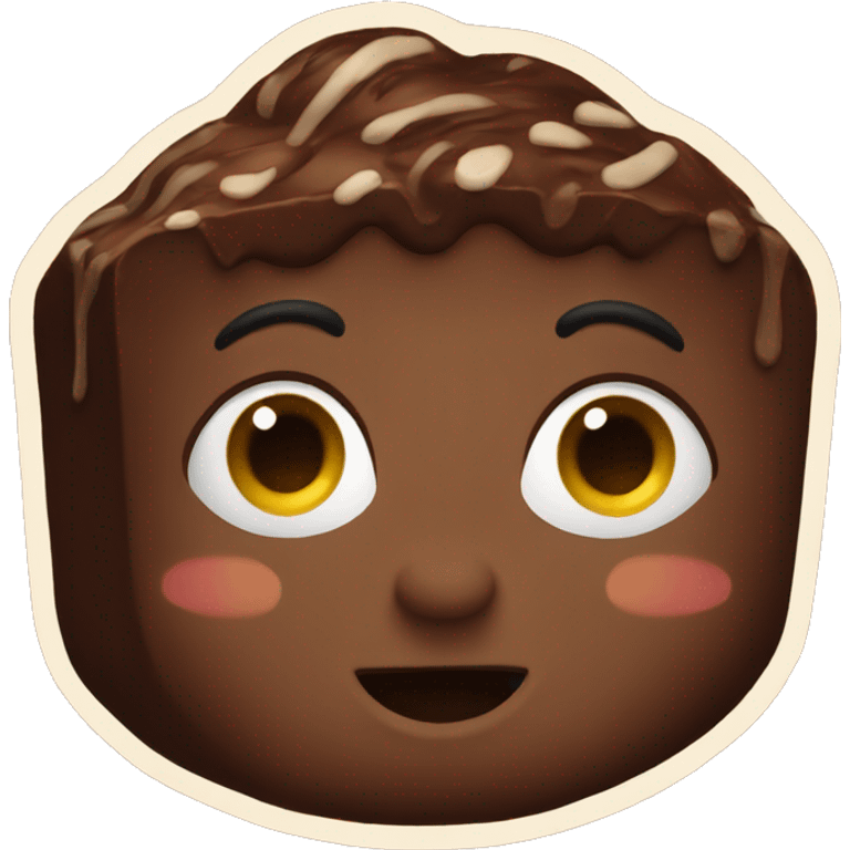 brownie emoji