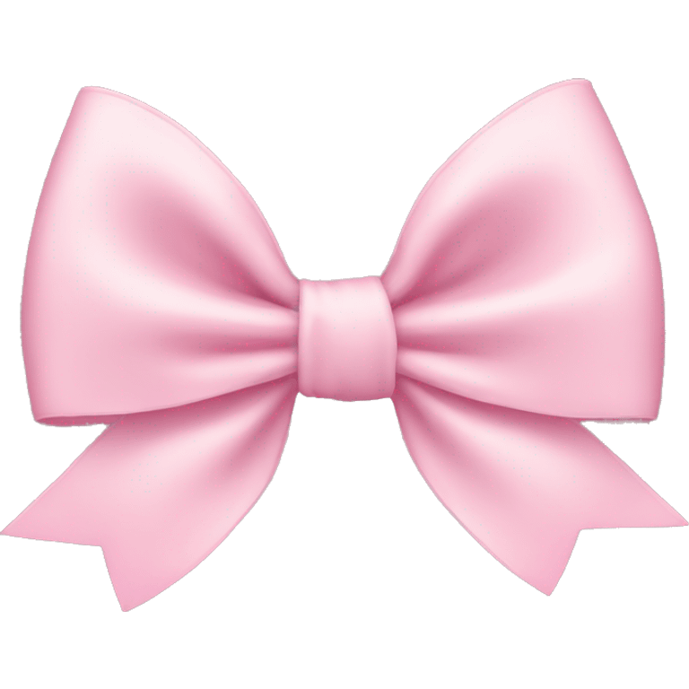 Light pink bow emoji