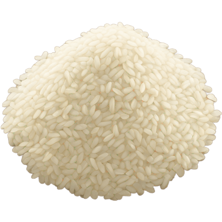 Piece of rice with a name on it emoji