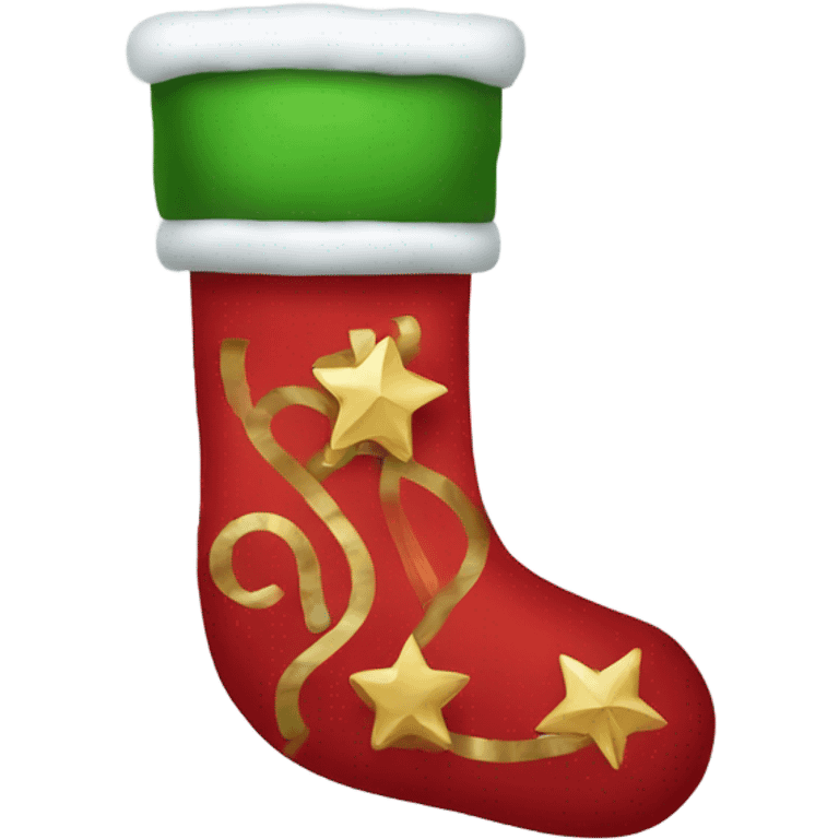 Christmas stocking emoji