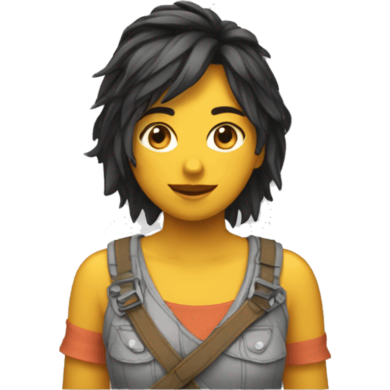 chica asustada emoji