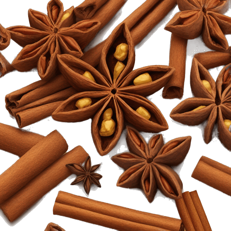 star anise and cinnamon emoji