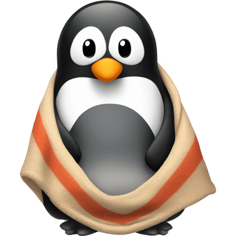 pinguin with a blanket emoji