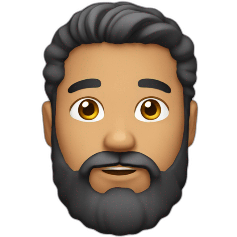 37 year latino male with beard emoji