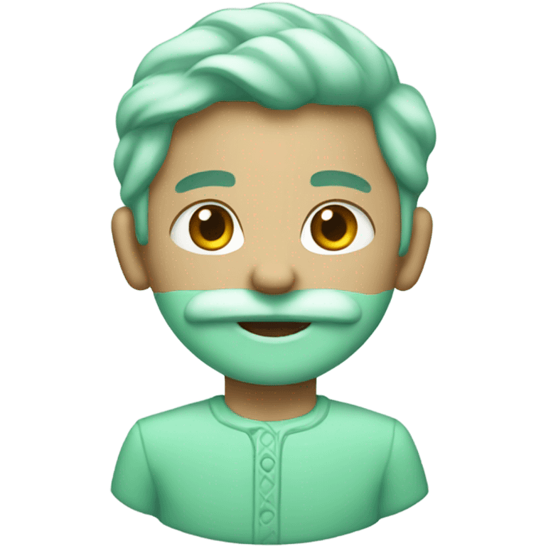 Mint color  emoji