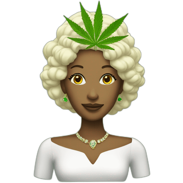 Cannabis Queen emoji