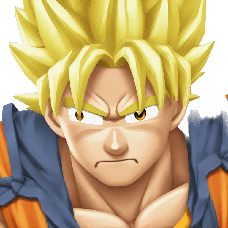 Goku Super Sayayín 3 emoji