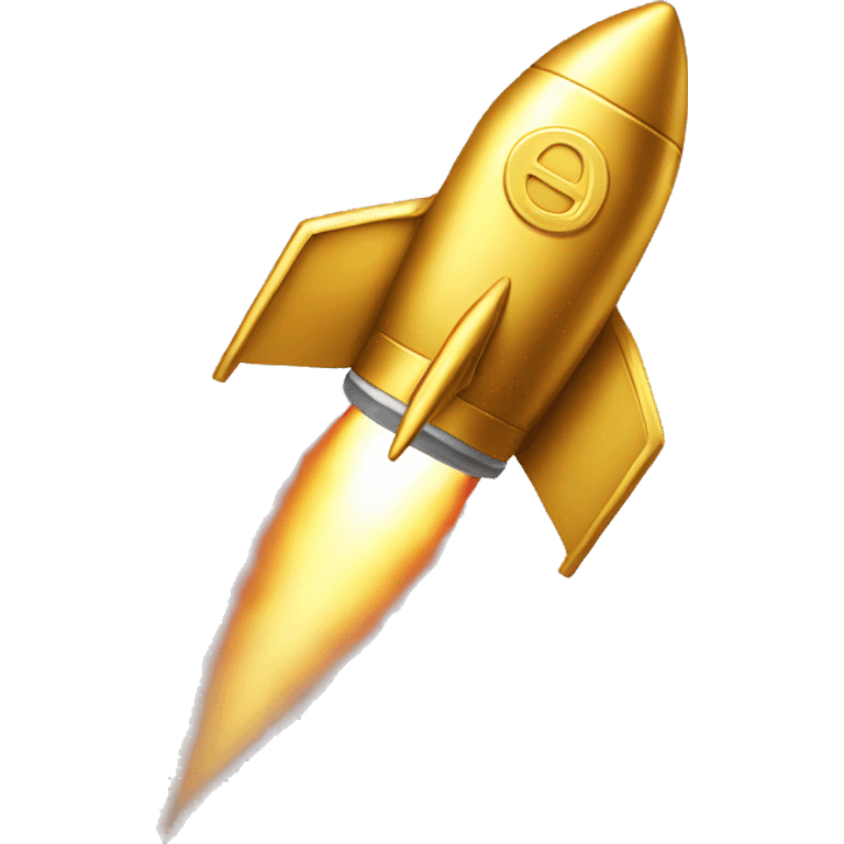 gold coin rocket emoji