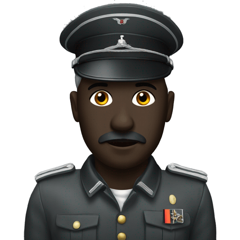 German militaire with black skin  emoji