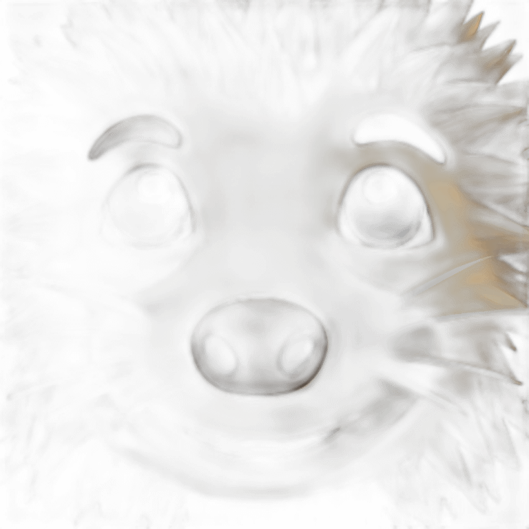 hedghog face emoji