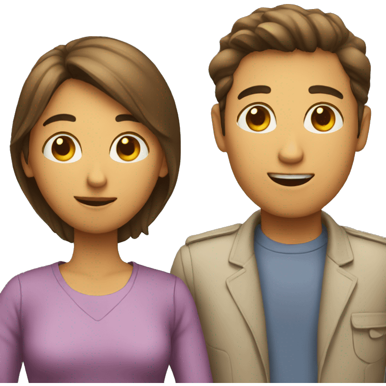 two person talking emoji