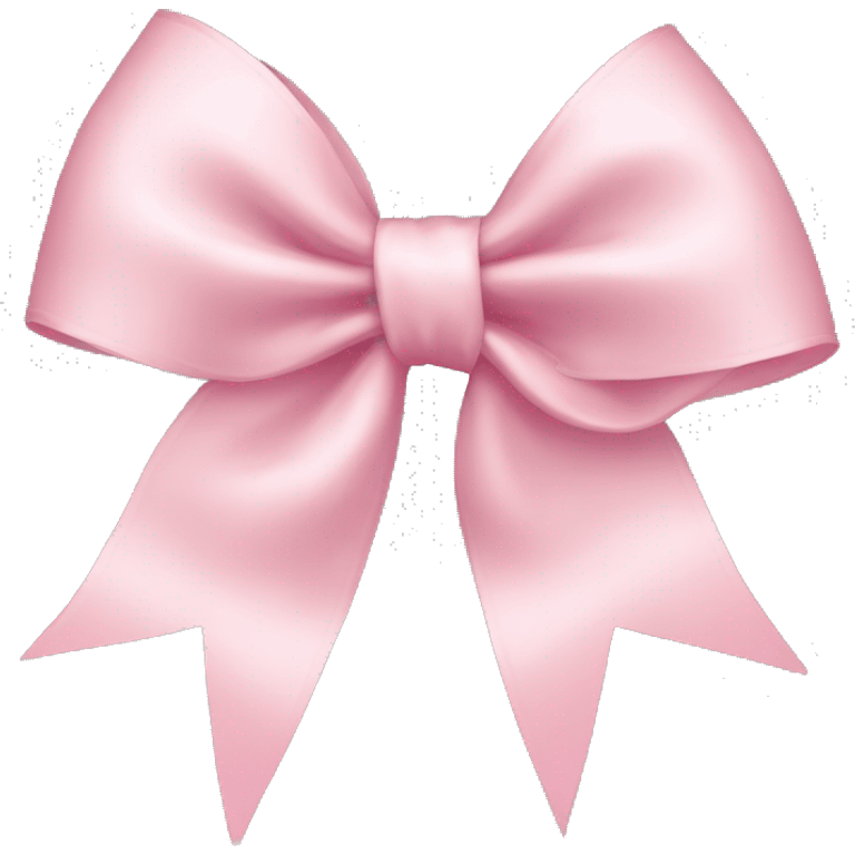 light pink ribbon bow emoji