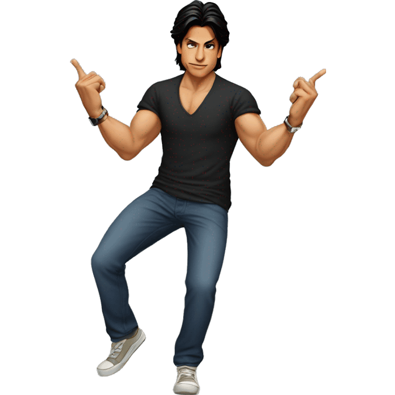 Shahrukh Khan signetar pose emoji