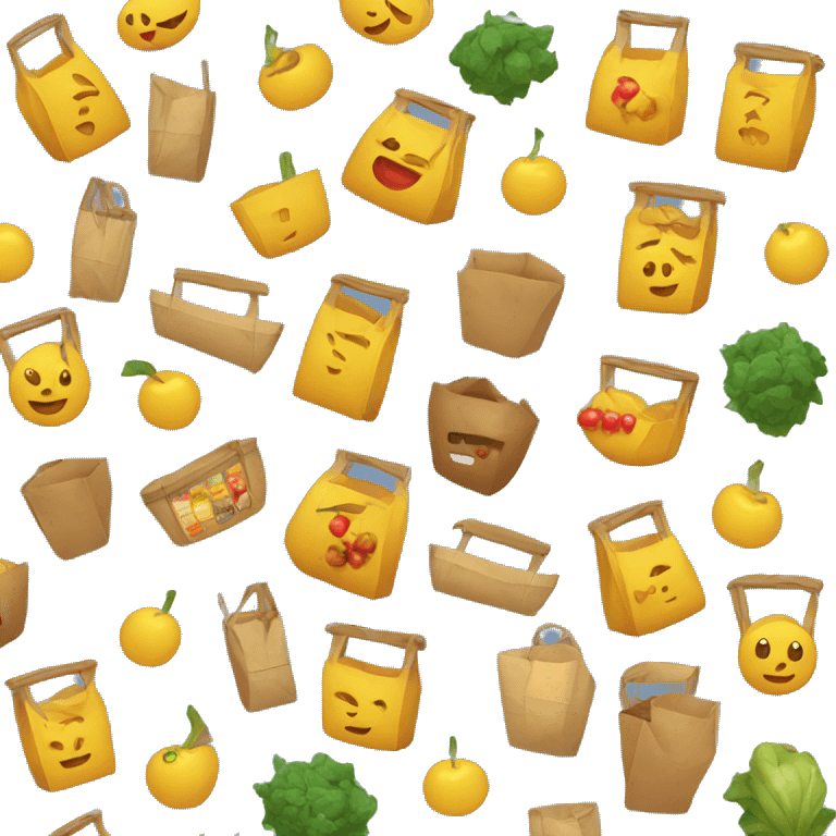 Market bag emoji