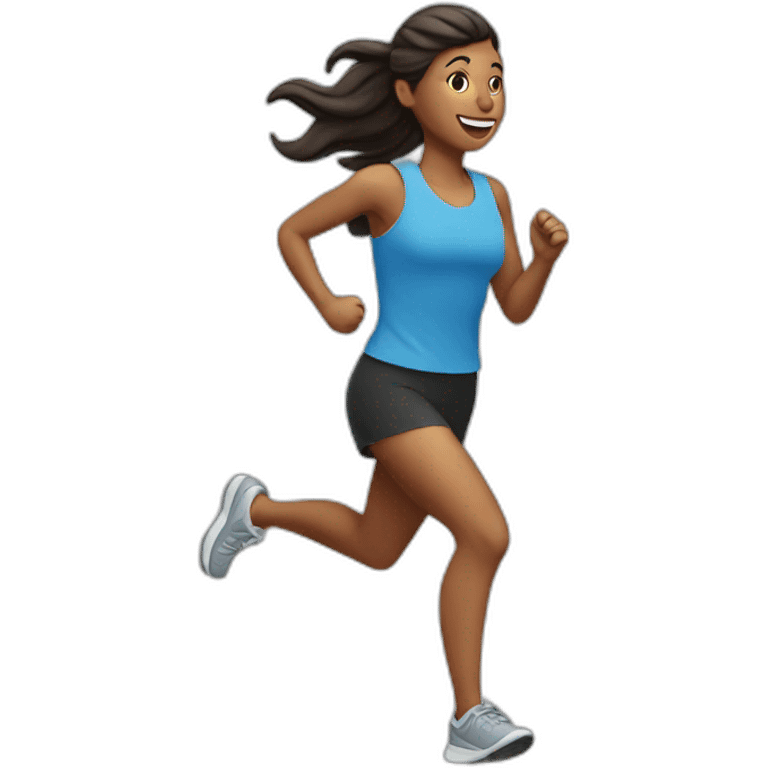 lady running emoji