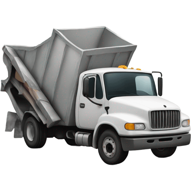 Demolished delivery truck emoji