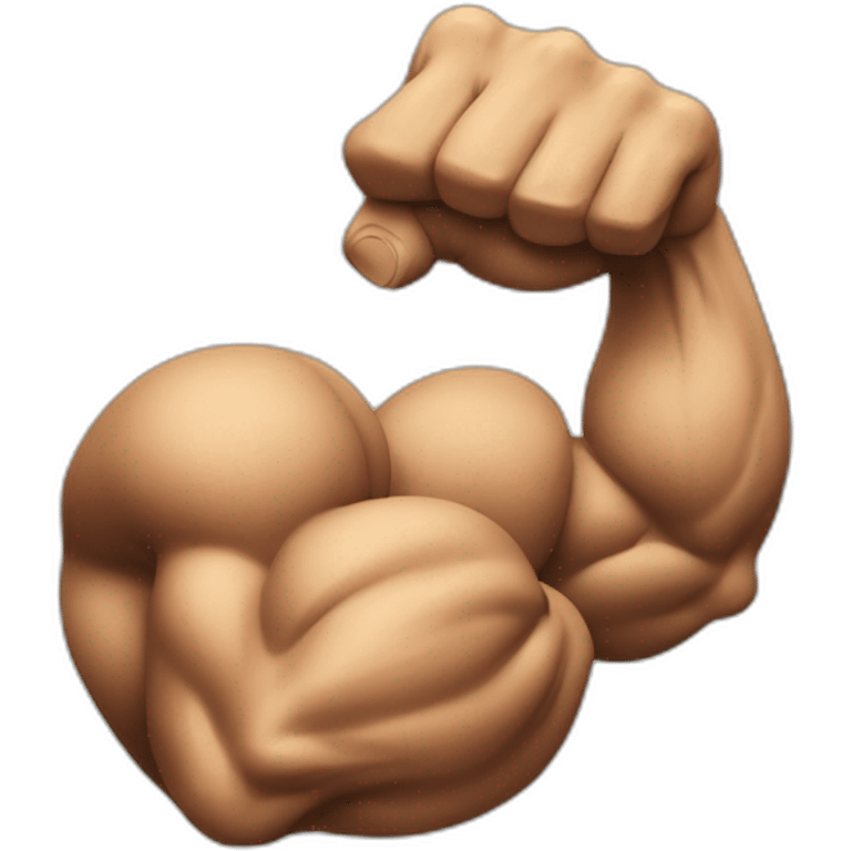 bicep muscle flexing emoji