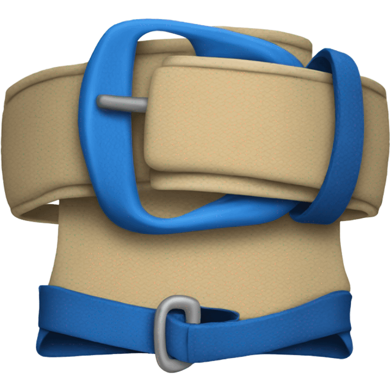 Blue belt  emoji