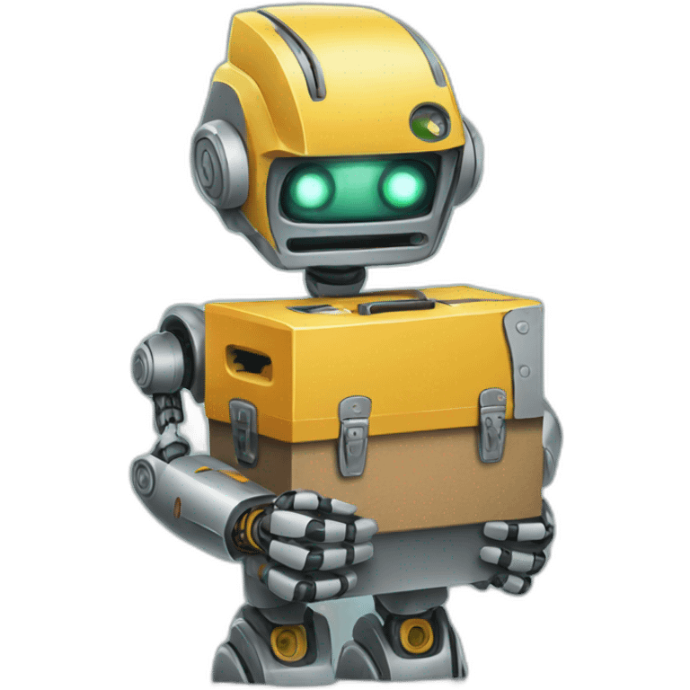 robot holding a toolbox emoji