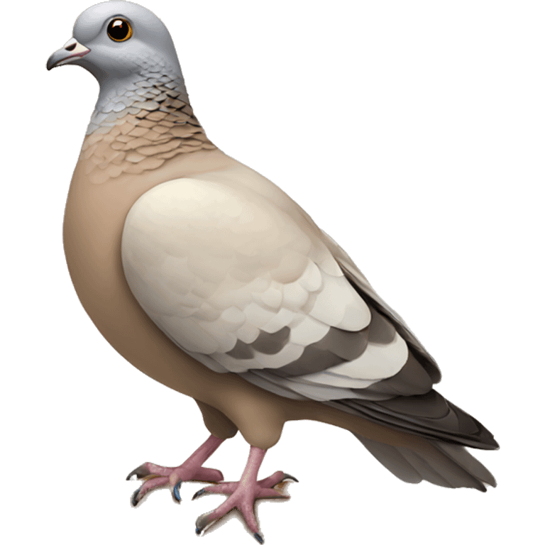 Beige pigeon  emoji