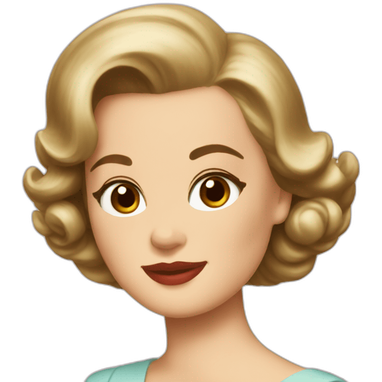 Grace kelly with brown hair emoji